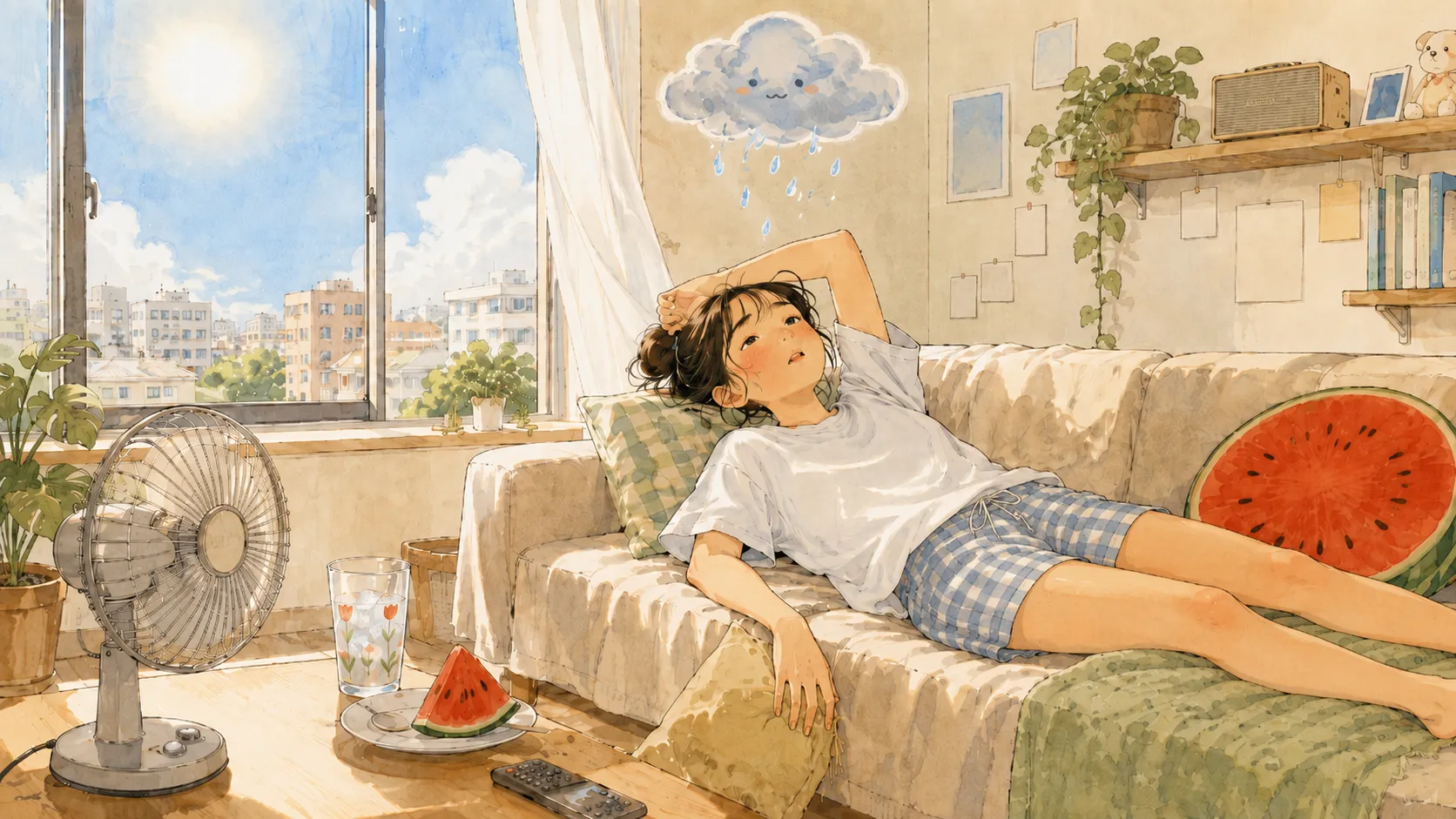 Summer Irony AI 음악 썸네일